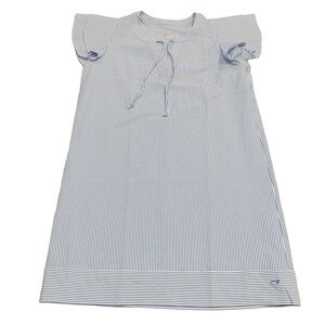 Vineyard Vines Flutter Tunic Dress size Medium Blue White Stripes NWOT